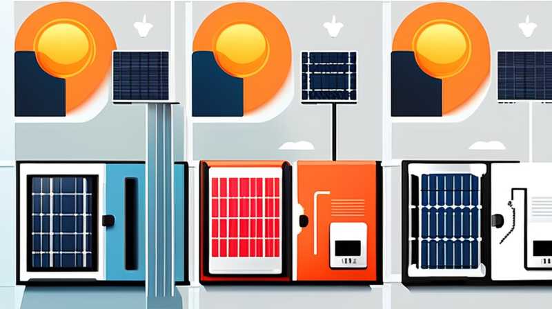 How to open the back cover of the solar light panel