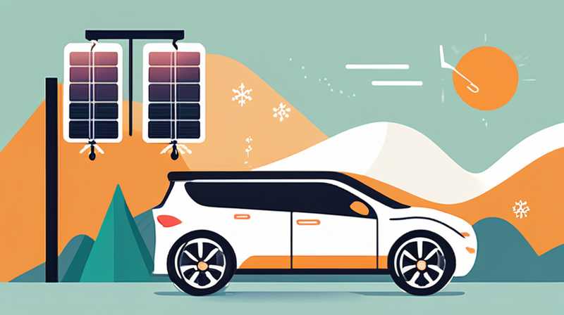 How many degrees of solar power is plugged in in winter