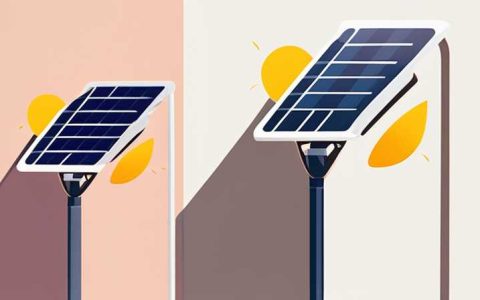 What are the new solar street lights?