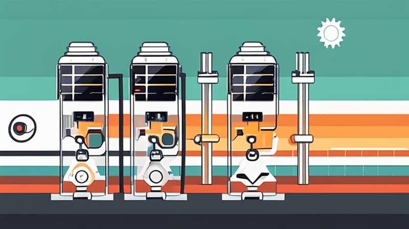 How to use the solar main valve switch