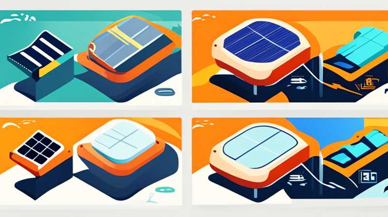 How to determine the v of a solar battery