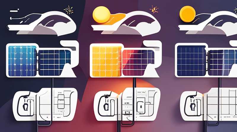 What are the conditions for charging solar panels?