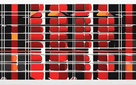 What are the black and red lines of solar panels?