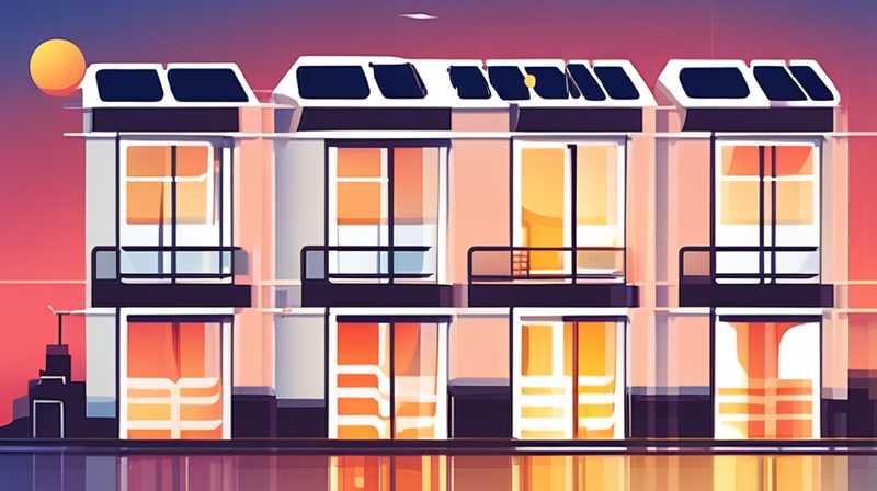 How to transport solar energy from the roof of the sixth floor