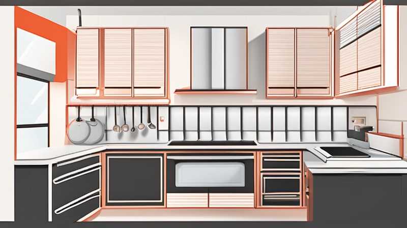 Where is the switch for the kitchen solar panel?