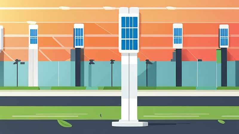 How much does it cost to add solar energy to street light poles