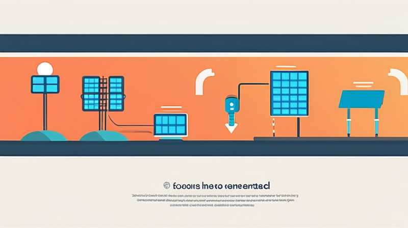 Where does the electricity generated by solar panels go?