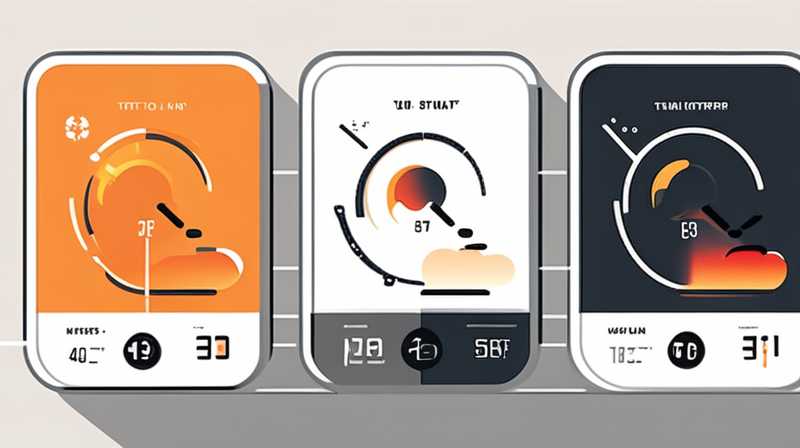 How to read solar temperature display