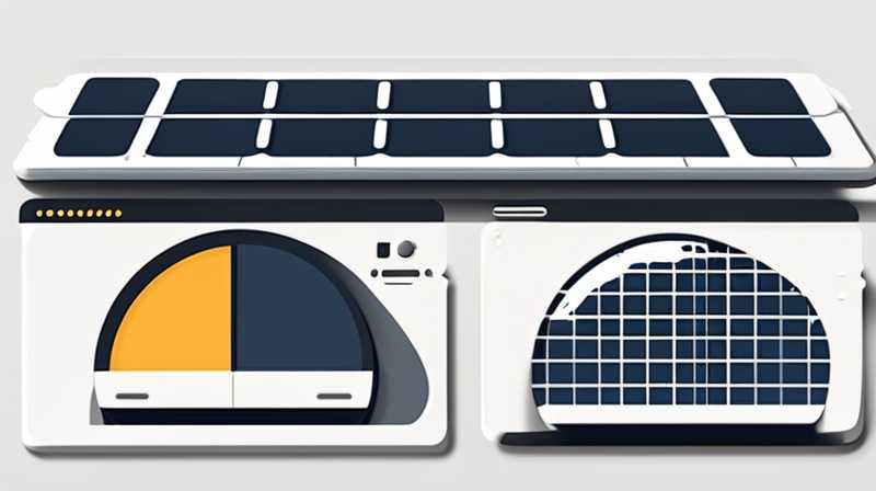 How many V does a solar panel have per square meter?