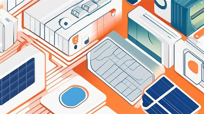 How to connect the solar integrated power supply