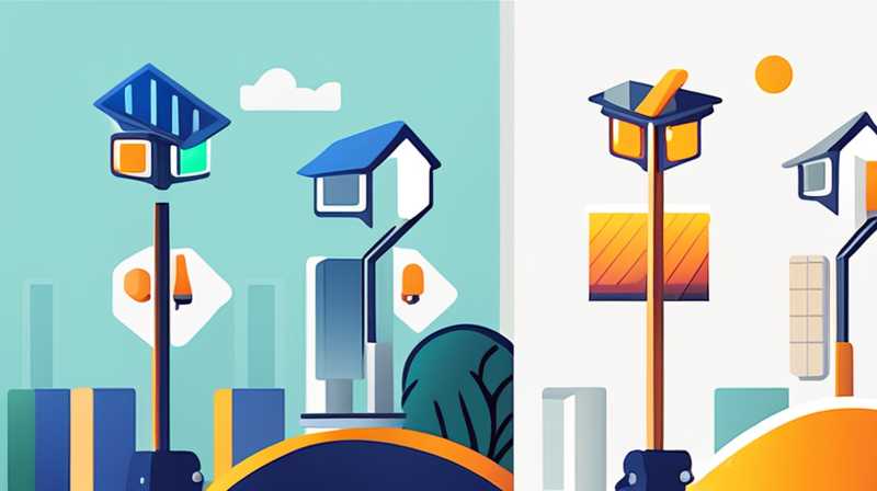 Where are solar street lights more affordable?