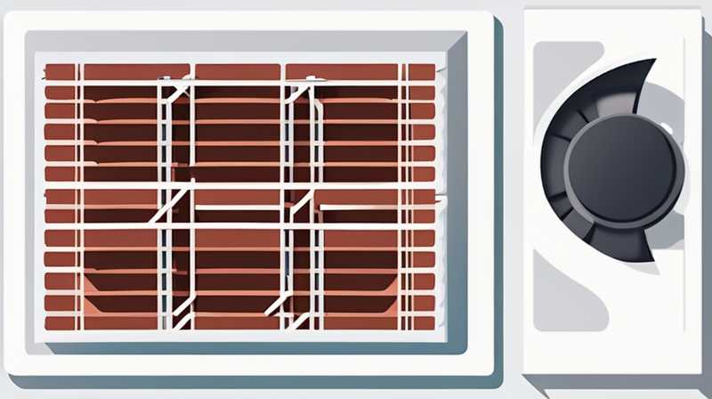 How to install a terrace solar fan