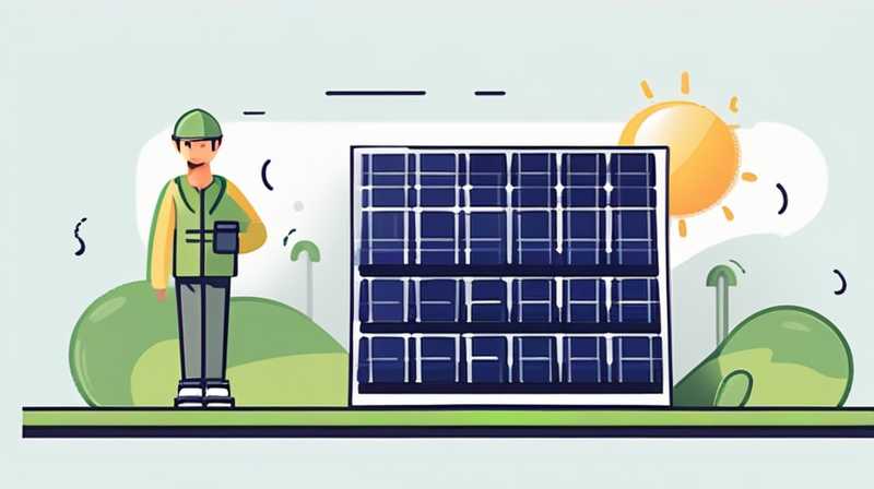 How to plant solar panels in the field