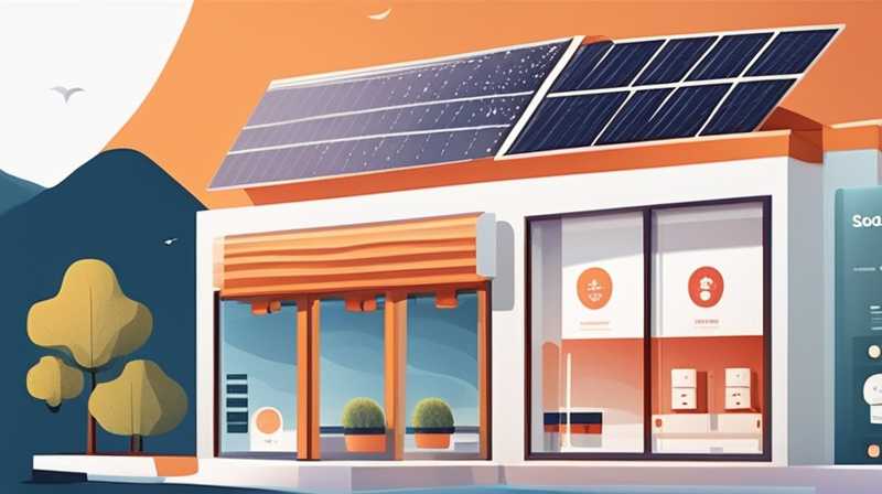 Where is the solar energy store in Tiandeng?