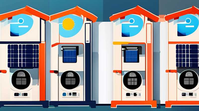 How to connect the wash cabinet to the solar panel