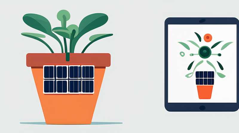 How to use solar flower pot to prolong its life