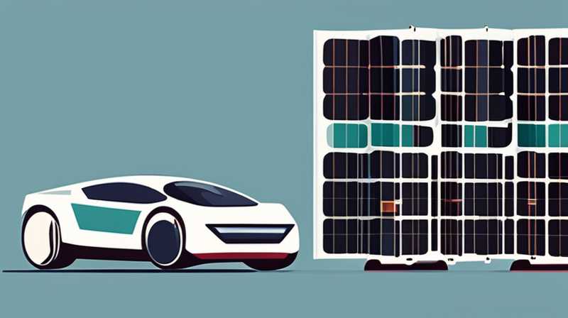 How about solar electric car power generation