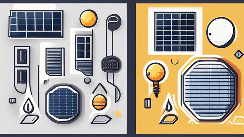 Which character must take the solar panel?