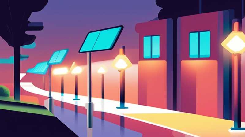 What is the maximum watt of solar street lights?