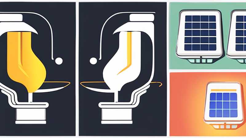 How many volts does a solar lamp need to light up?