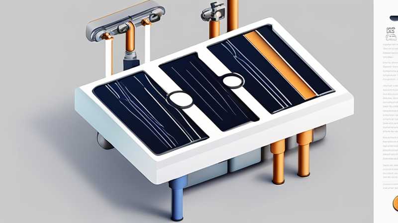 How to add valves to solar pipes