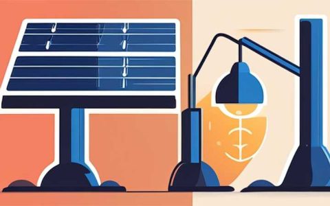 How to connect solar panels to lamps