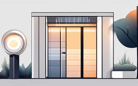 How much does a high-end door post solar light cost