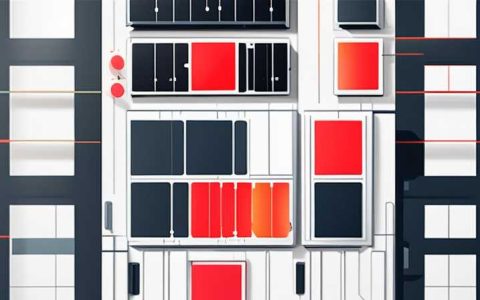 Why is there a white line in the middle of the solar panel?