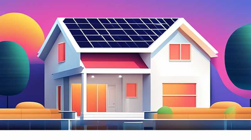 What is the impact of building solar power generation on people living in the house?