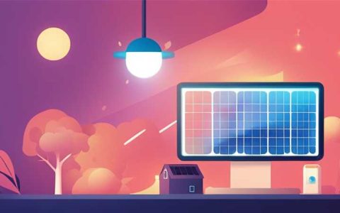 What is the principle of solar smart light
