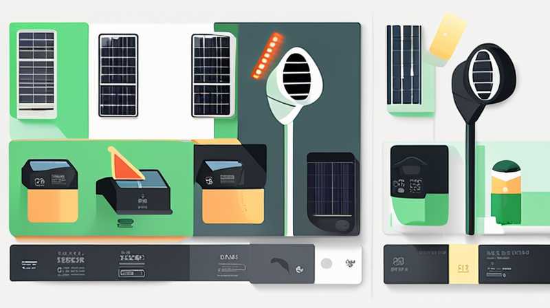 How to disassemble a solar light with cleaning function