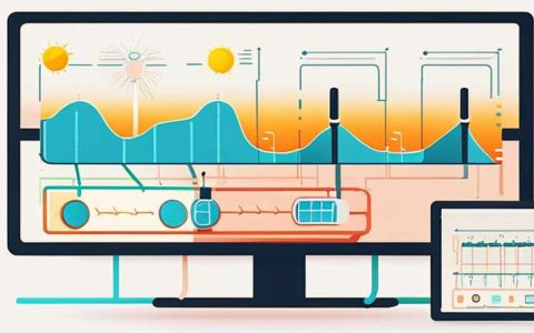 How to connect the monitoring system to solar power supply