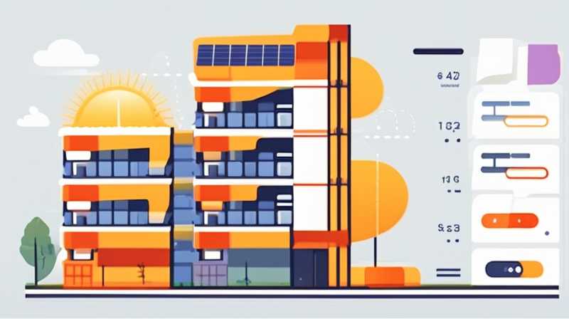 How many floors above is it best to install solar energy