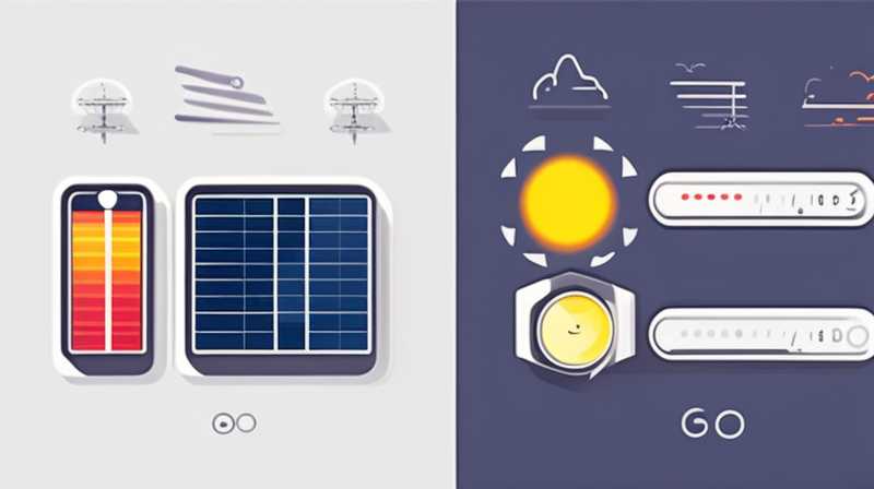 How to measure the voltage of solar energy at home