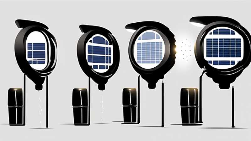 How to install outdoor solar garden lights