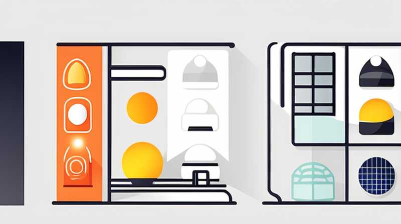 How to use the solar light settings