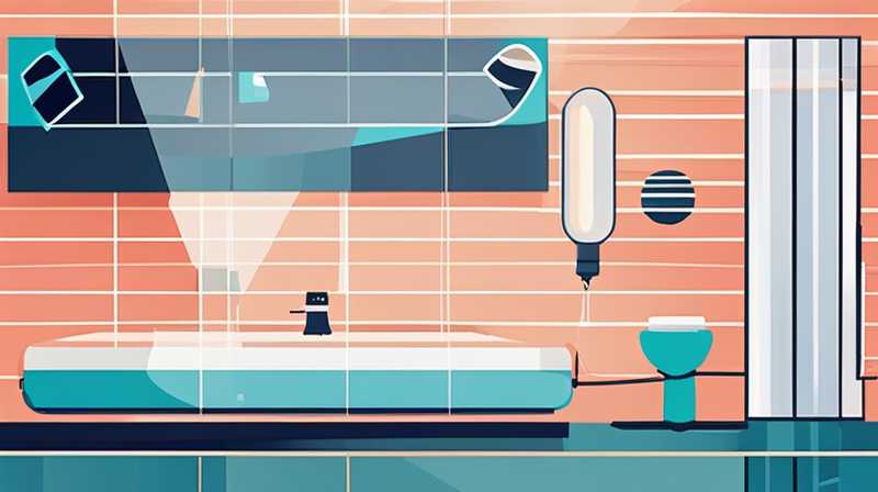 How many watts of solar light in bathroom