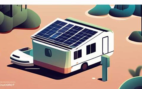 How many kilowatt-hours of electricity does a RV solar panel produce?