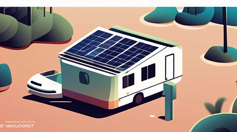 How many kilowatt-hours of electricity does a RV solar panel produce?