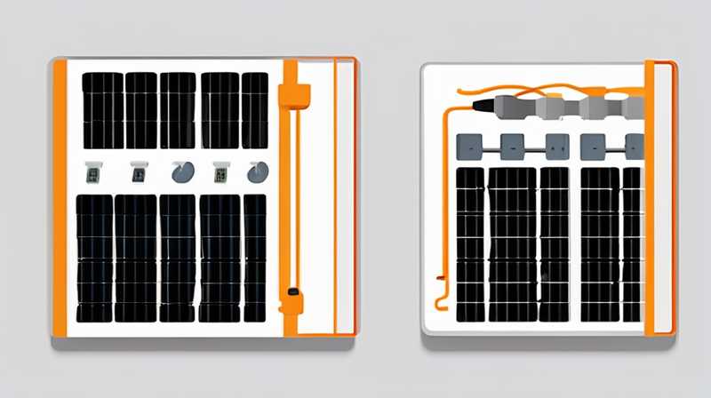 How to connect data cable to solar panel