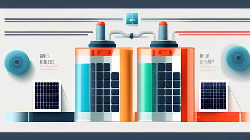 How to connect the four tubes below the solar panel