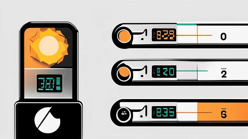 How to set up the solar meter?