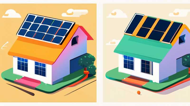 How to convert household solar energy into electricity