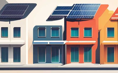 How to hang solar panels on the facade