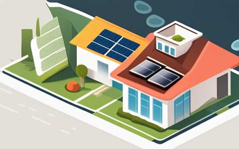 How does solar energy come from a small building?