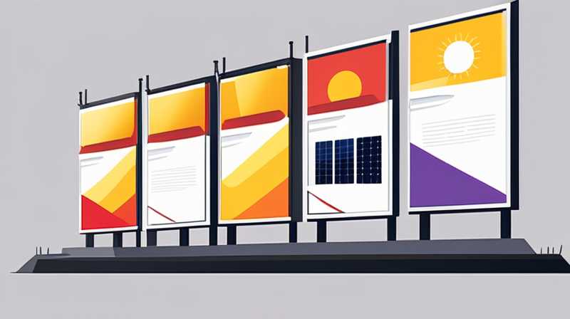 How to install solar billboards