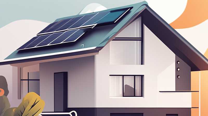 How to install solar panels on the roof of a house