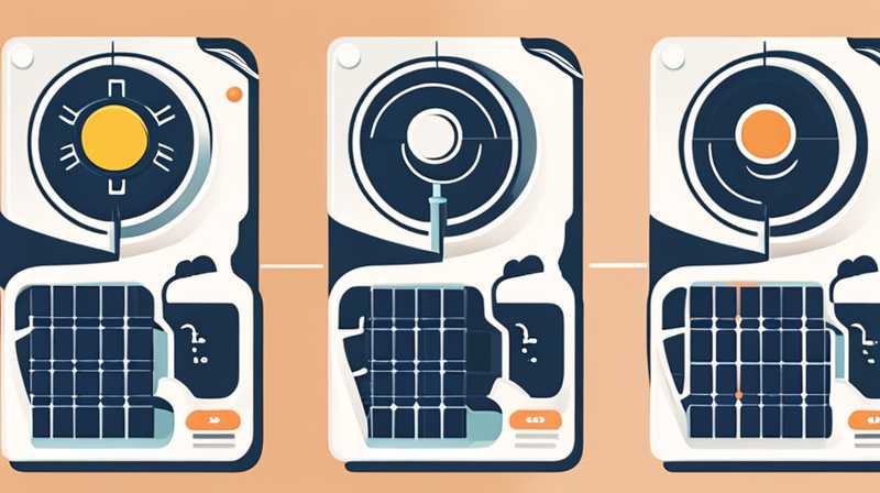 How to open the solar valve to its maximum