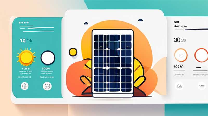 How to match 100w solar energy with battery