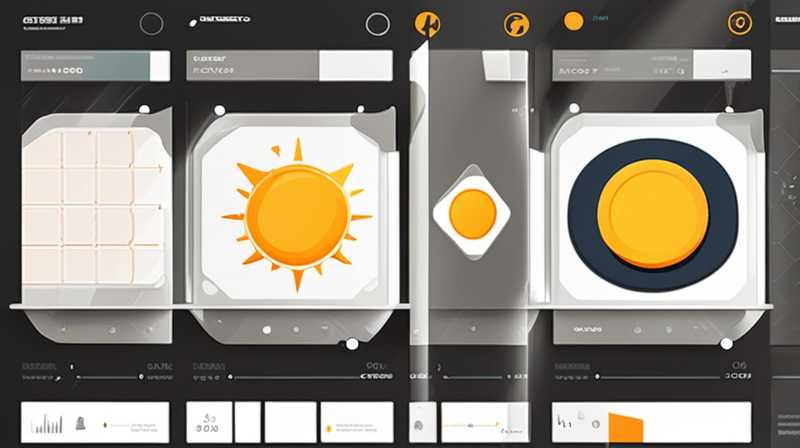 What software do I use to scan the solar panel?